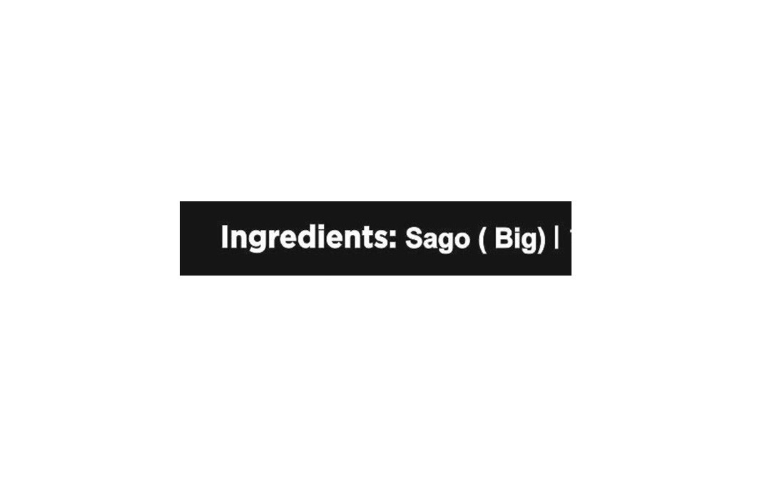 Salz & Aroma Sago (Big)    Plastic Jar  750 grams